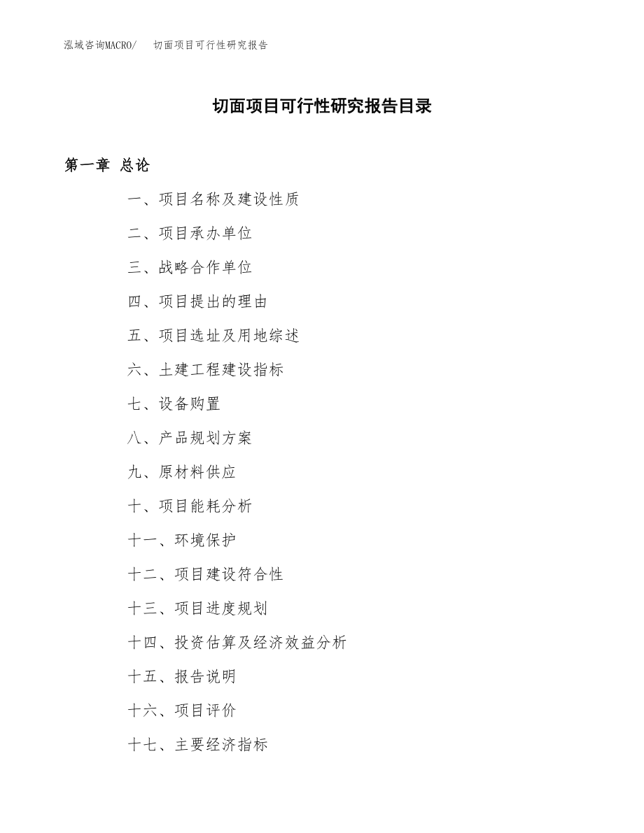 切面项目可行性研究报告（总投资10000万元）.docx_第3页