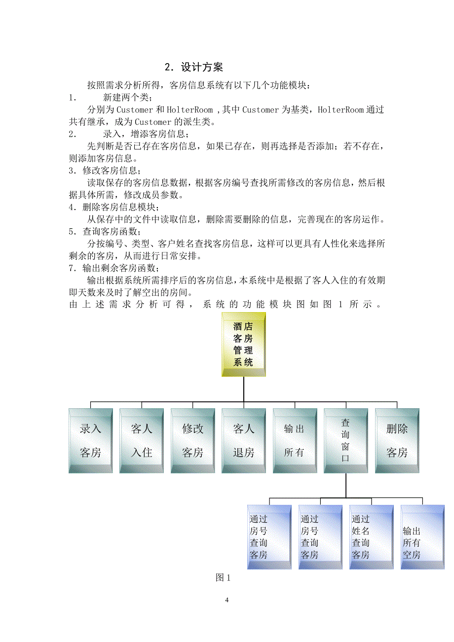 《c++课程设计·酒店客房管理系统_第4页