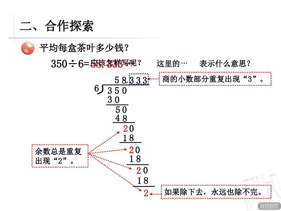 青岛版数学5年级上册《循环小数+有限小数+无限小数》课件_第3页