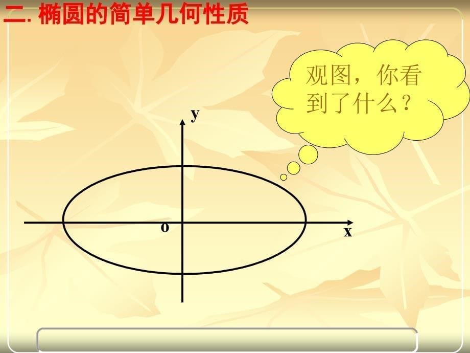 椭圆的简单几何性质(人教a版选修2-1)_第5页