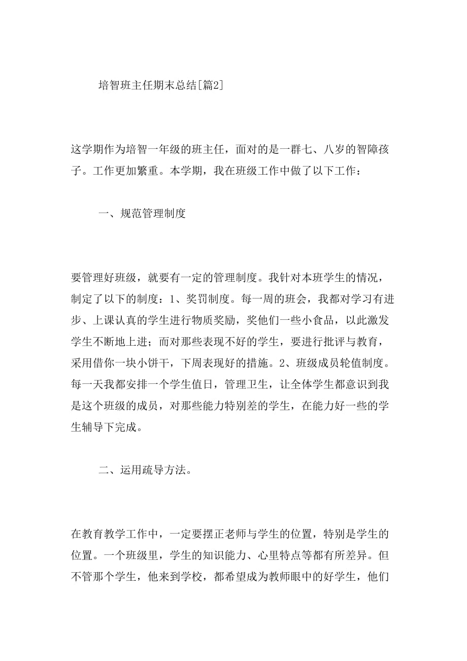 2019年培智班主任期末总结_第3页