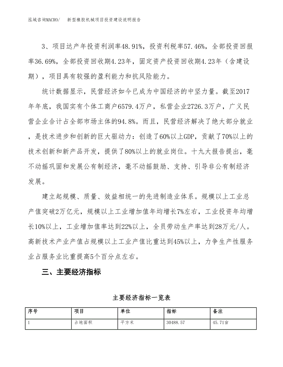 新型橡胶机械项目投资建设说明报告.docx_第4页