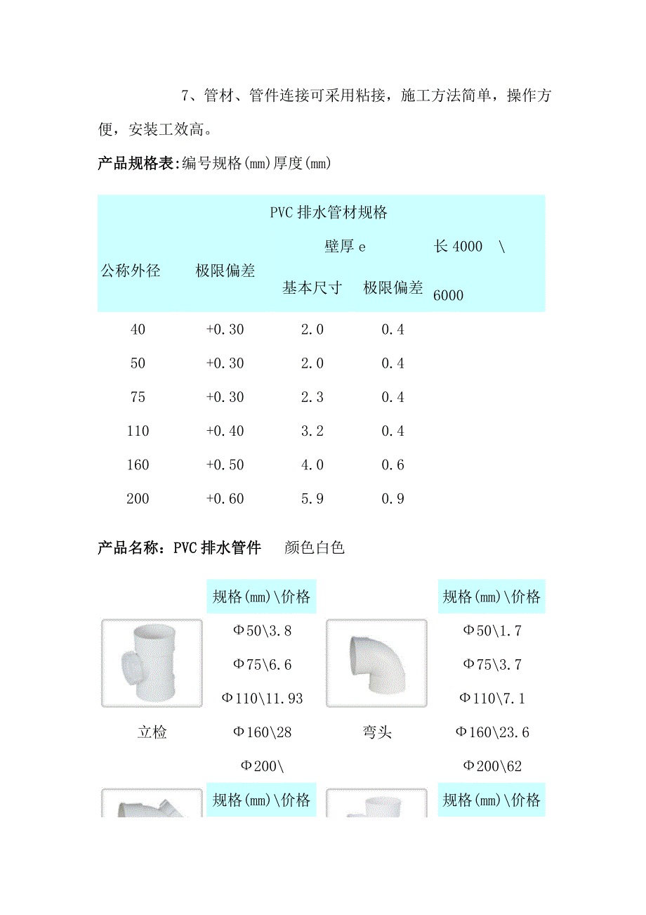 pvc管规格和型号讲解资料_第2页