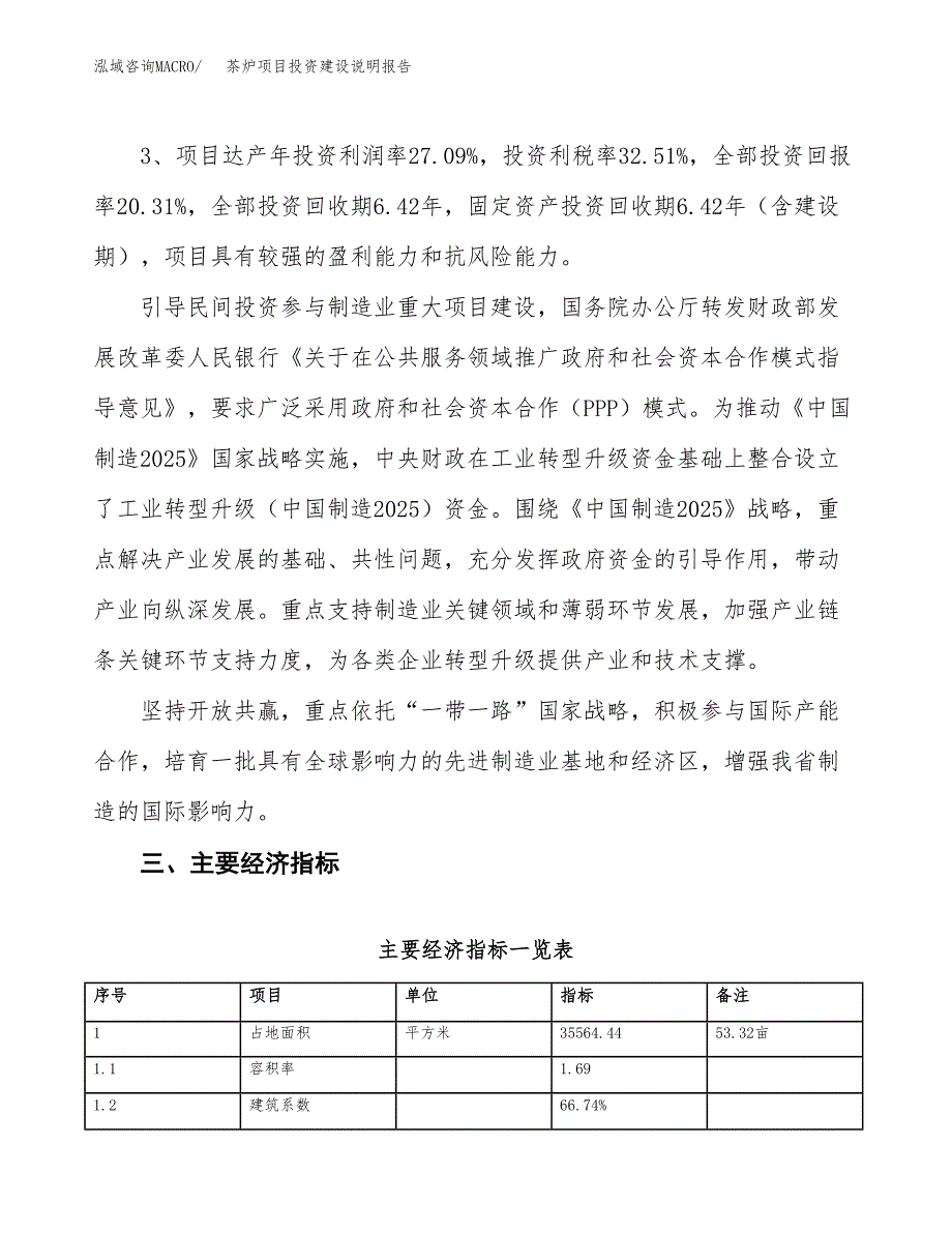 茶炉项目投资建设说明报告.docx_第4页