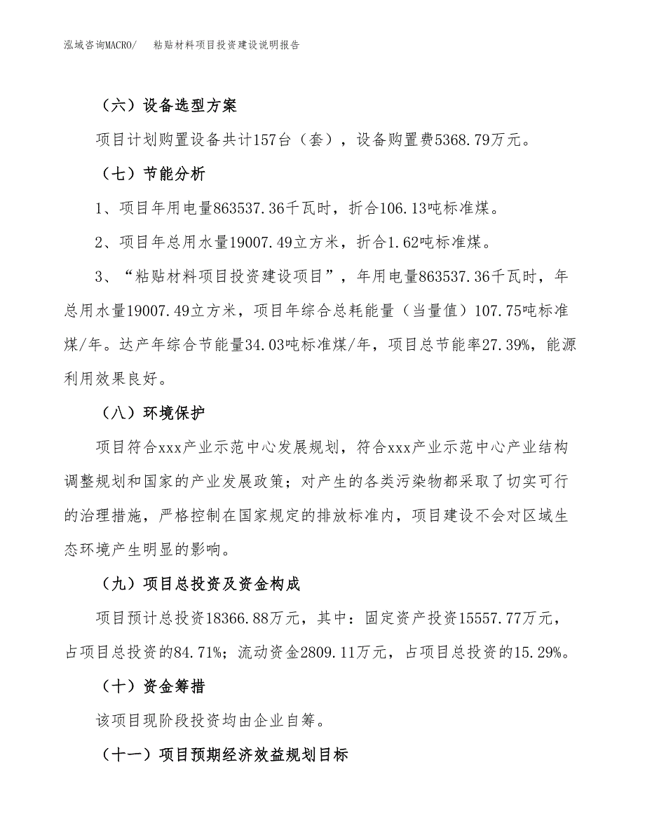 粘贴材料项目投资建设说明报告.docx_第2页