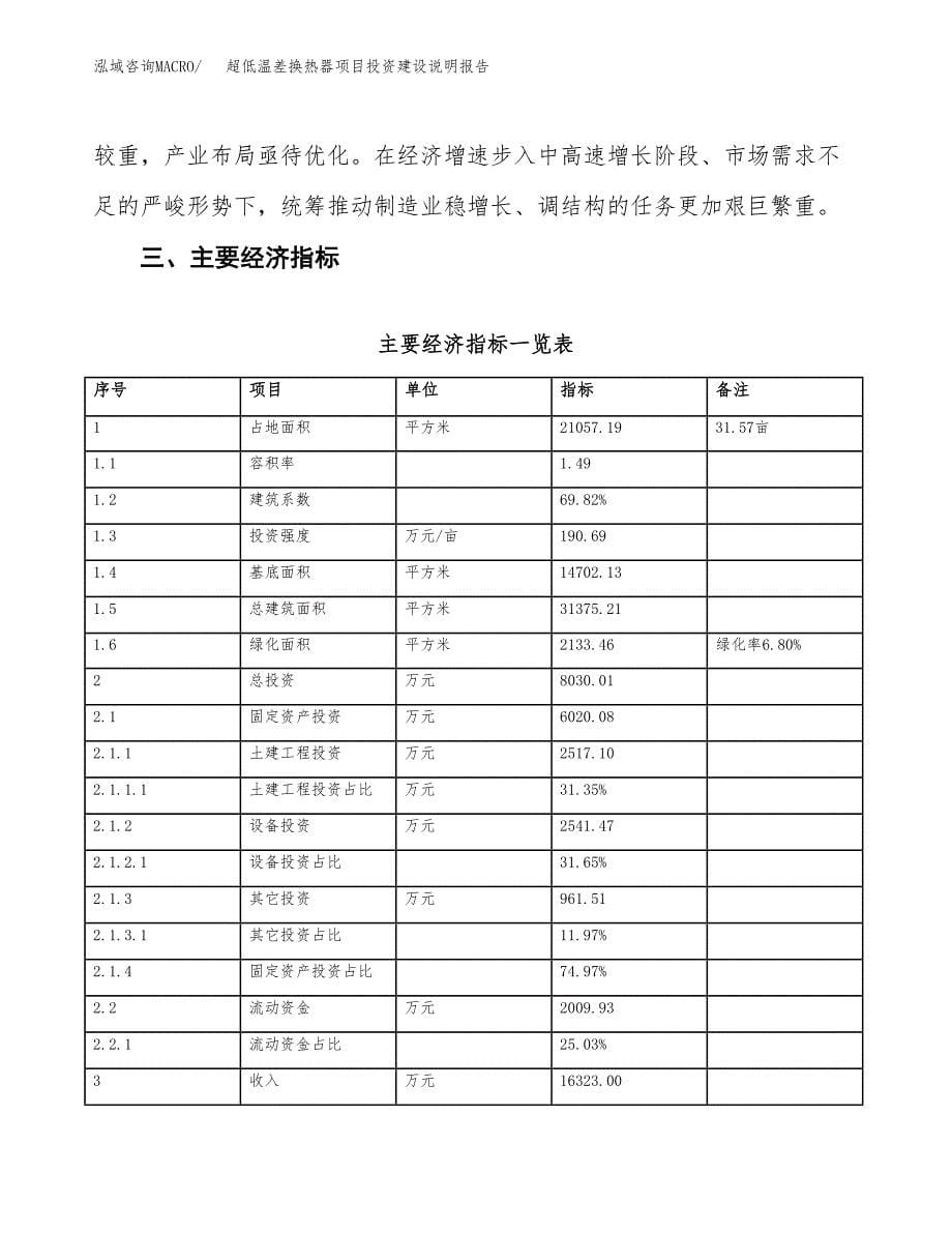 超低温差换热器项目投资建设说明报告.docx_第5页