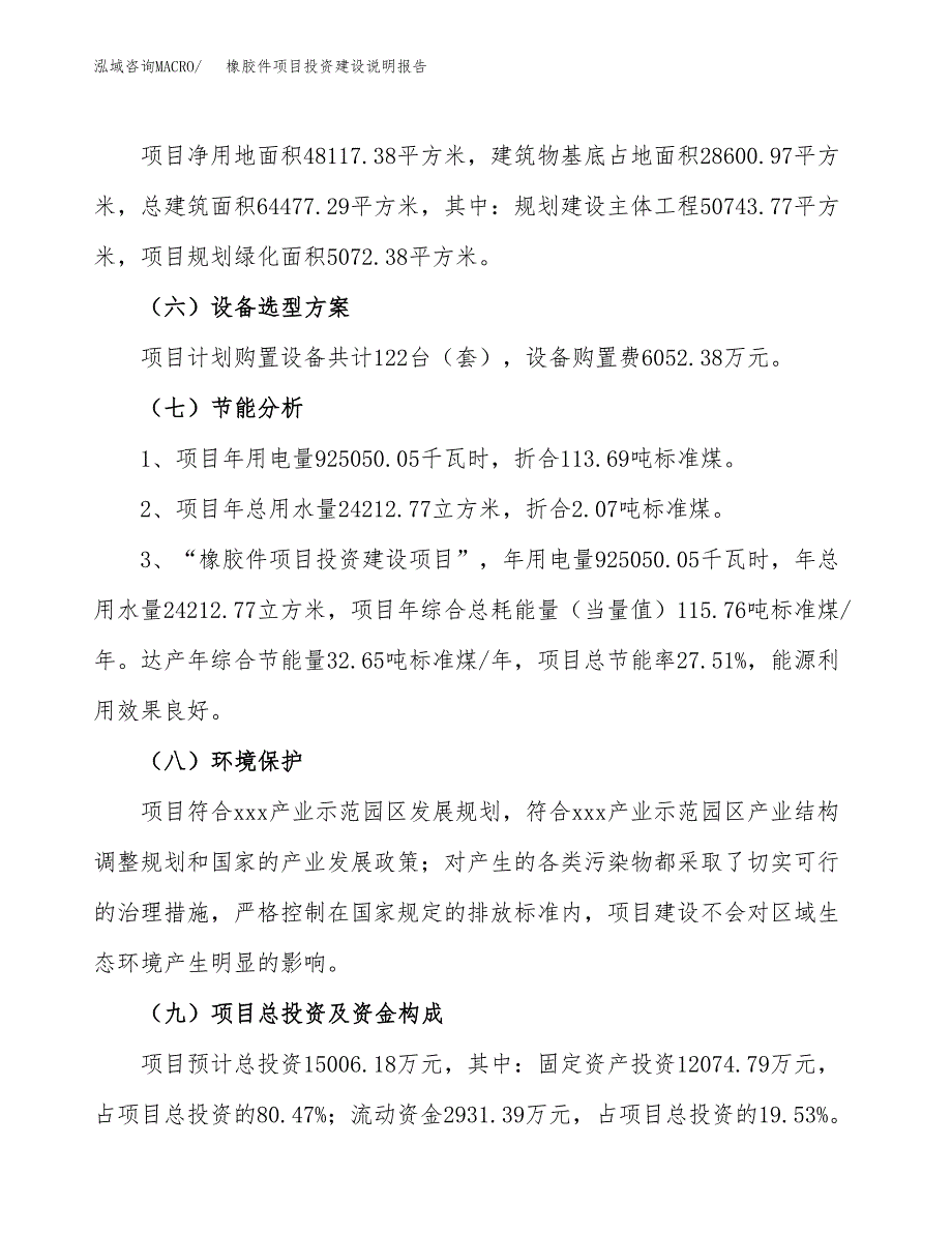 橡胶件项目投资建设说明报告.docx_第2页