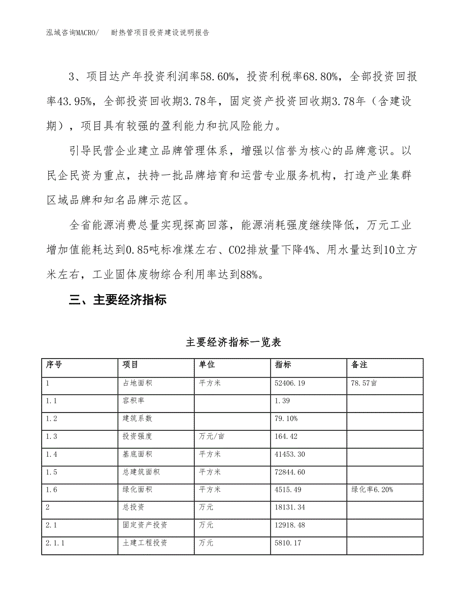 耐热管项目投资建设说明报告.docx_第4页