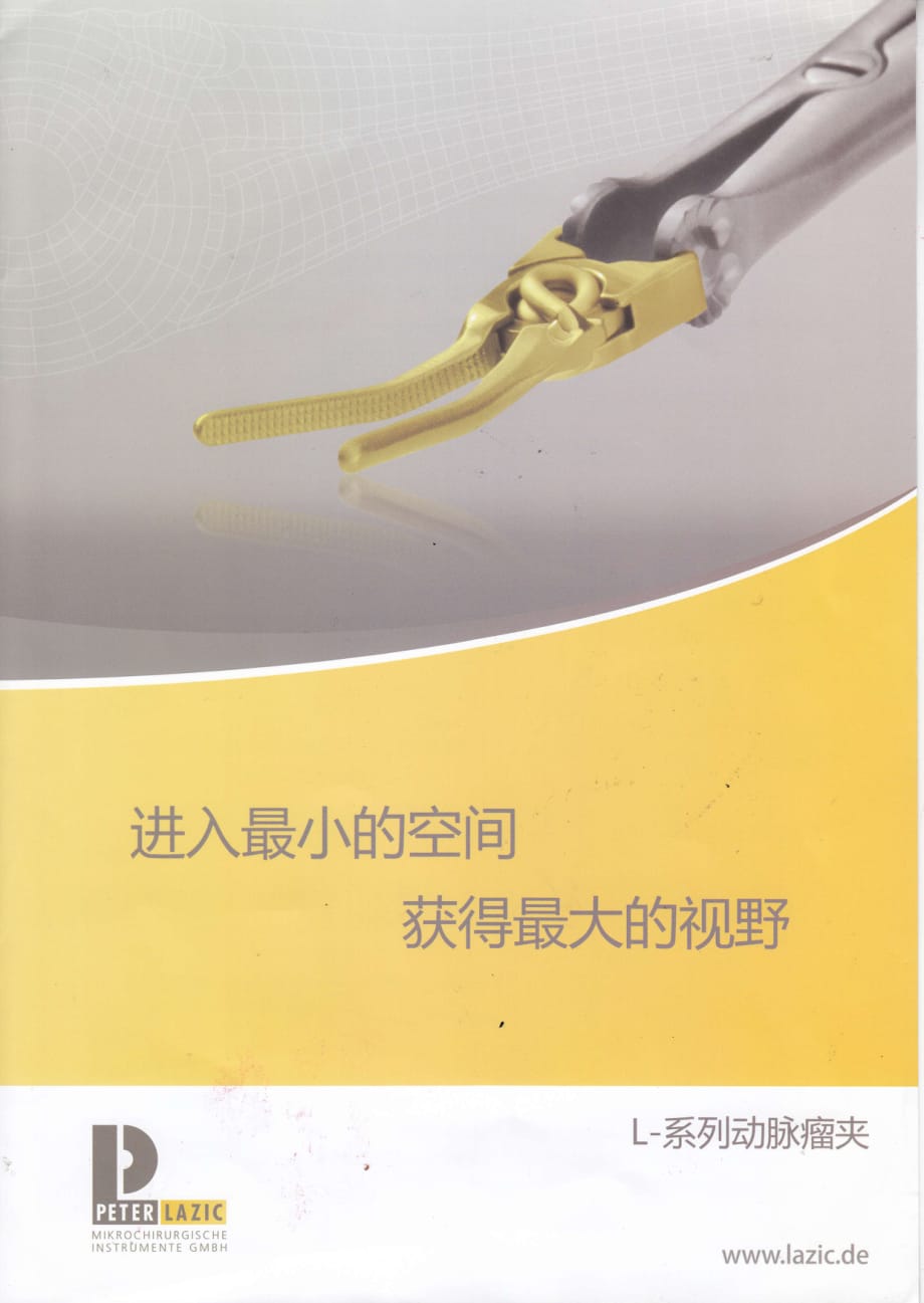 l-系列动脉瘤夹_第1页