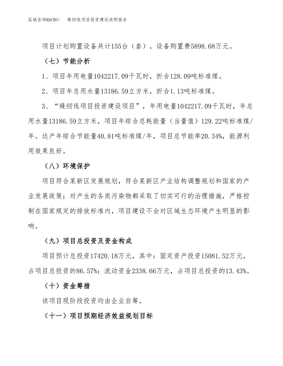 缝纫线项目投资建设说明报告.docx_第2页