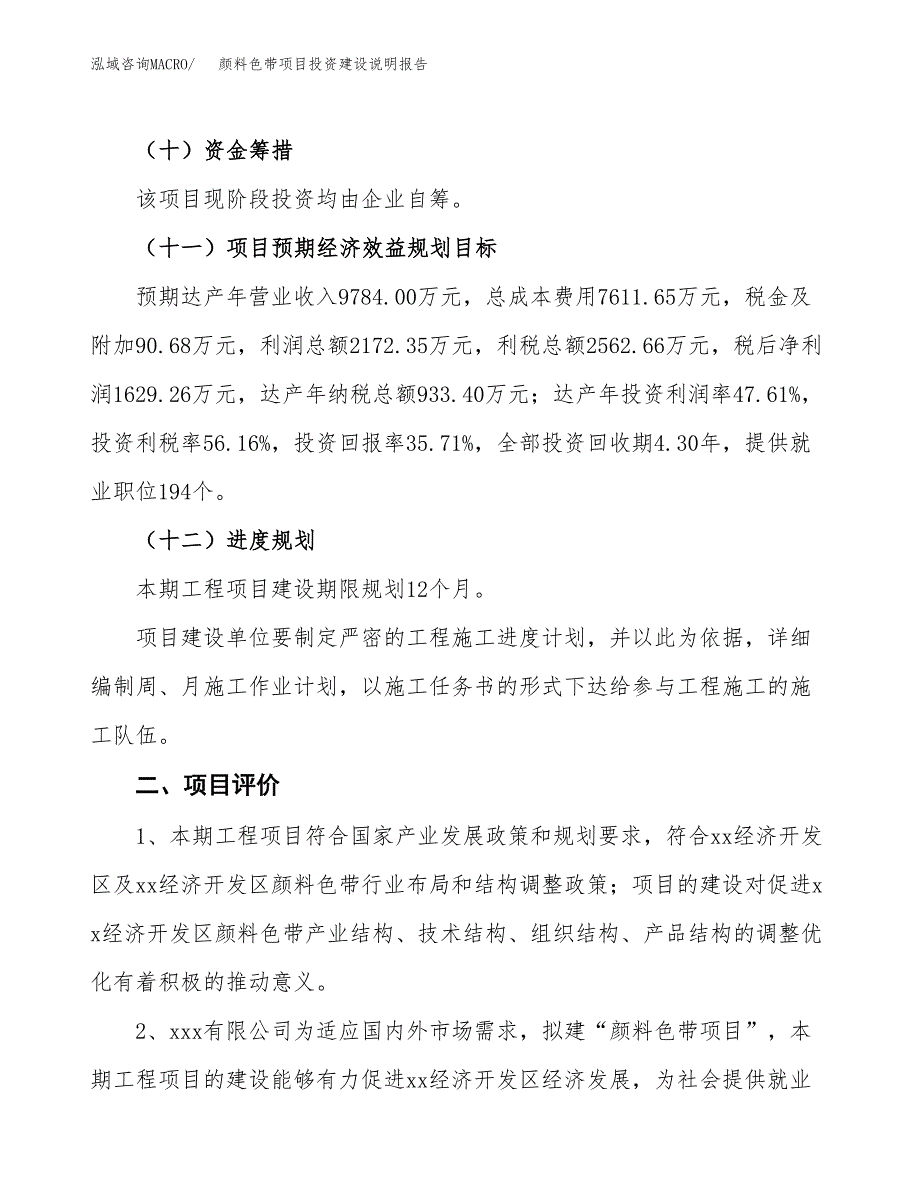 颜料色带项目投资建设说明报告.docx_第3页