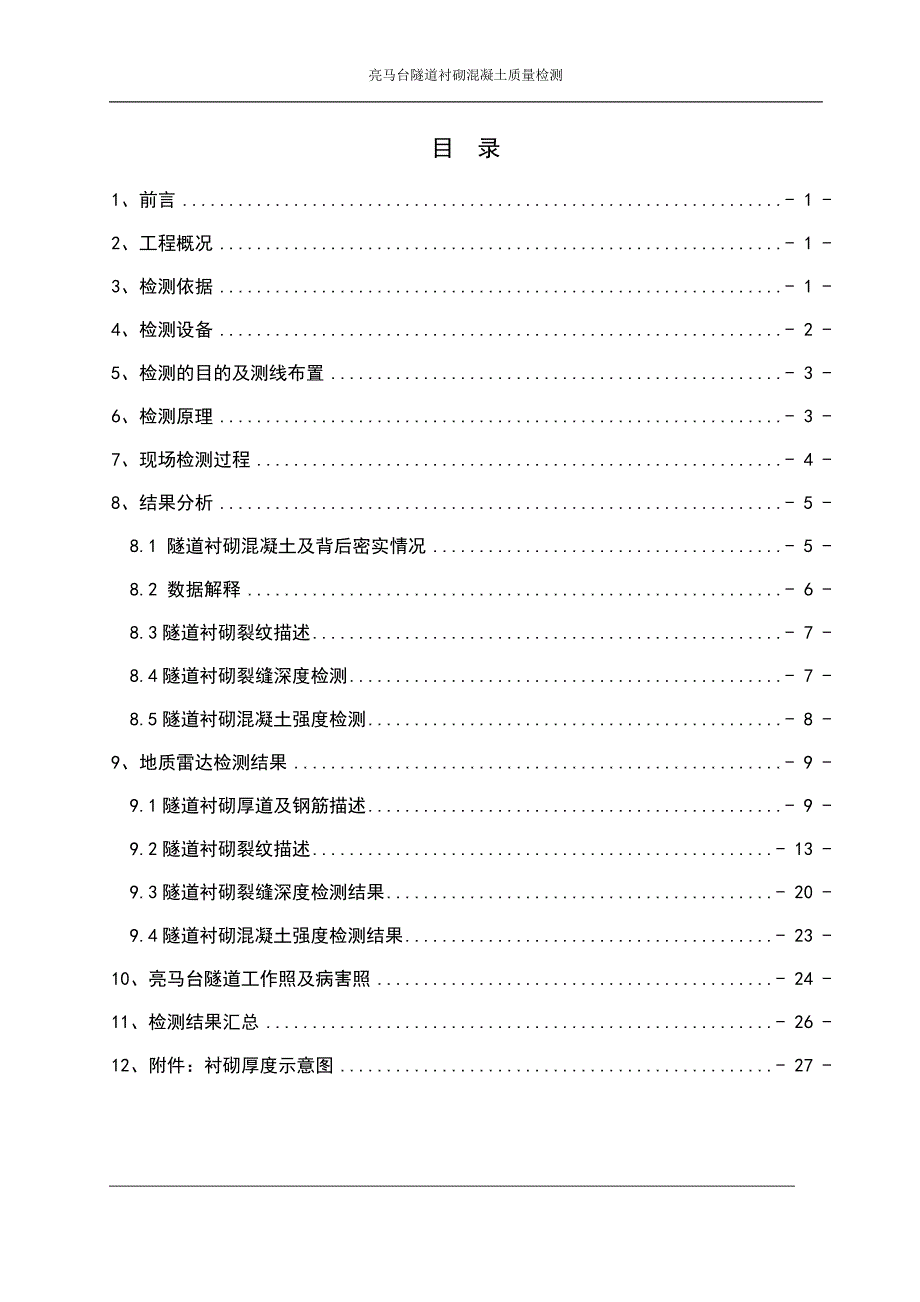 亮马台隧道检测报告2014资料_第2页