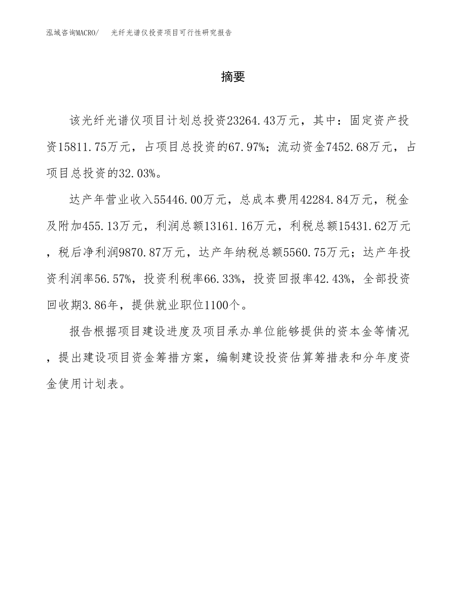 光纤光谱仪投资项目可行性研究报告(参考模板分析).docx_第2页