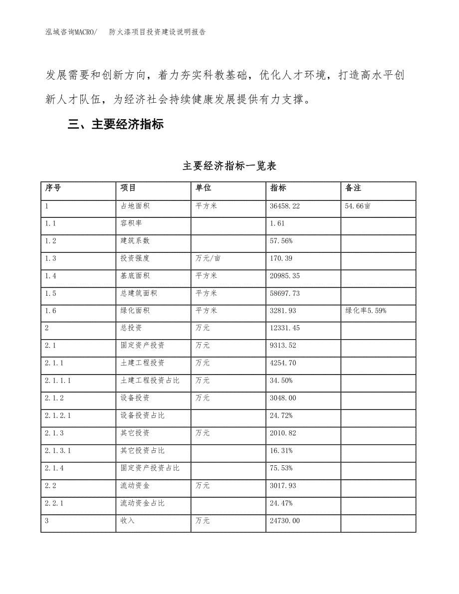 防火漆项目投资建设说明报告.docx_第5页