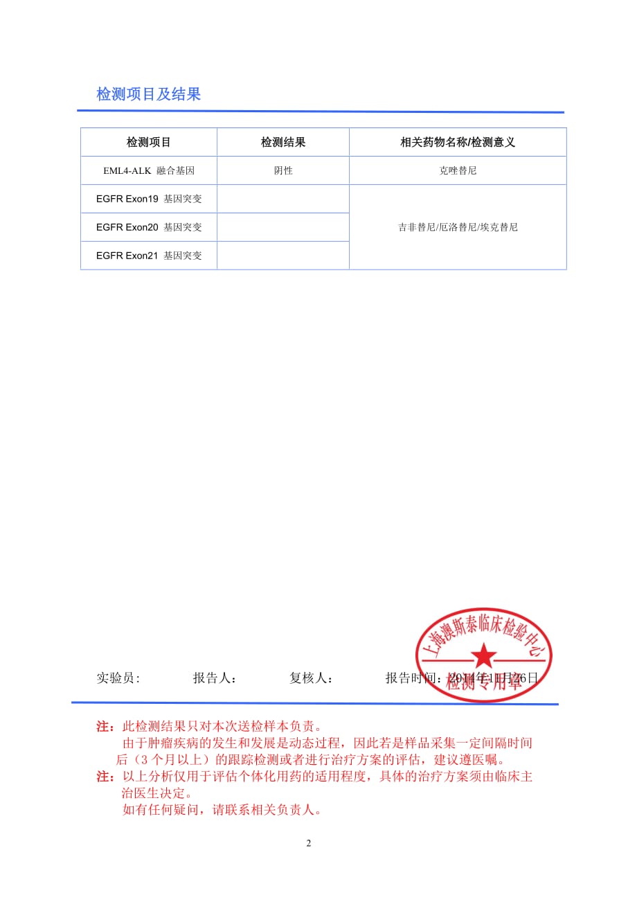 上海澳斯泰医学检验所基因检测报告_第3页