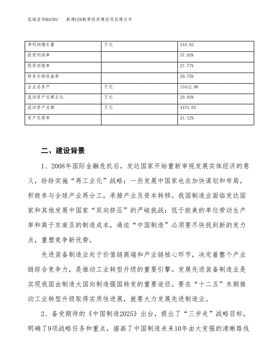 新建LED载带投资建设项目建议书参考模板.docx_第3页