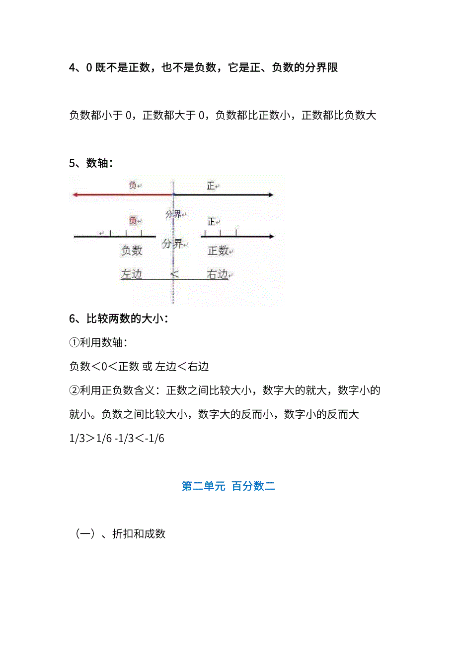 人教版小学六年级数学下册期中知识点复习_第2页