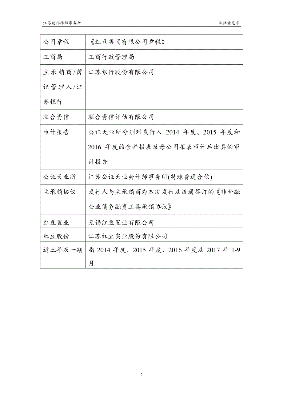 红豆集团有限公司2018年度第三期超短期融资券法律意见书_第3页