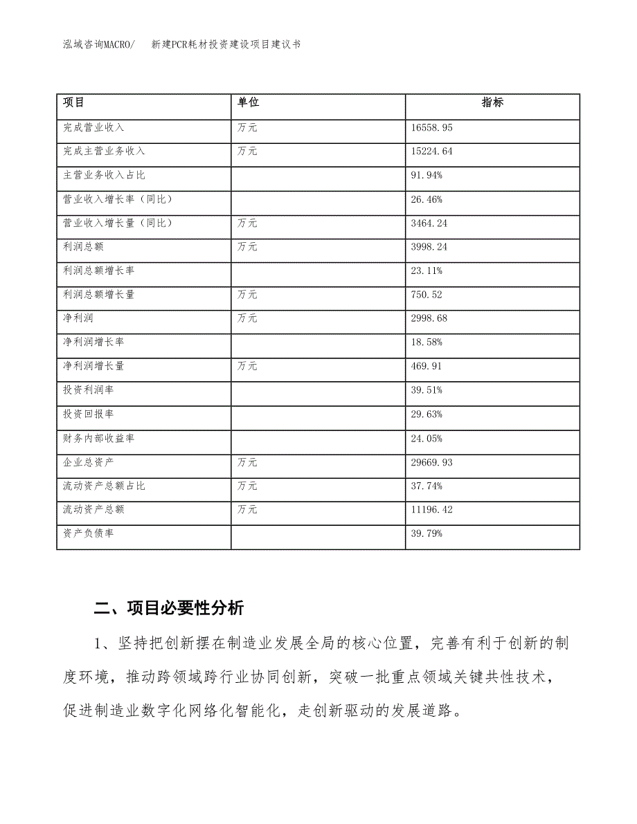 新建PCR耗材投资建设项目建议书参考模板.docx_第3页