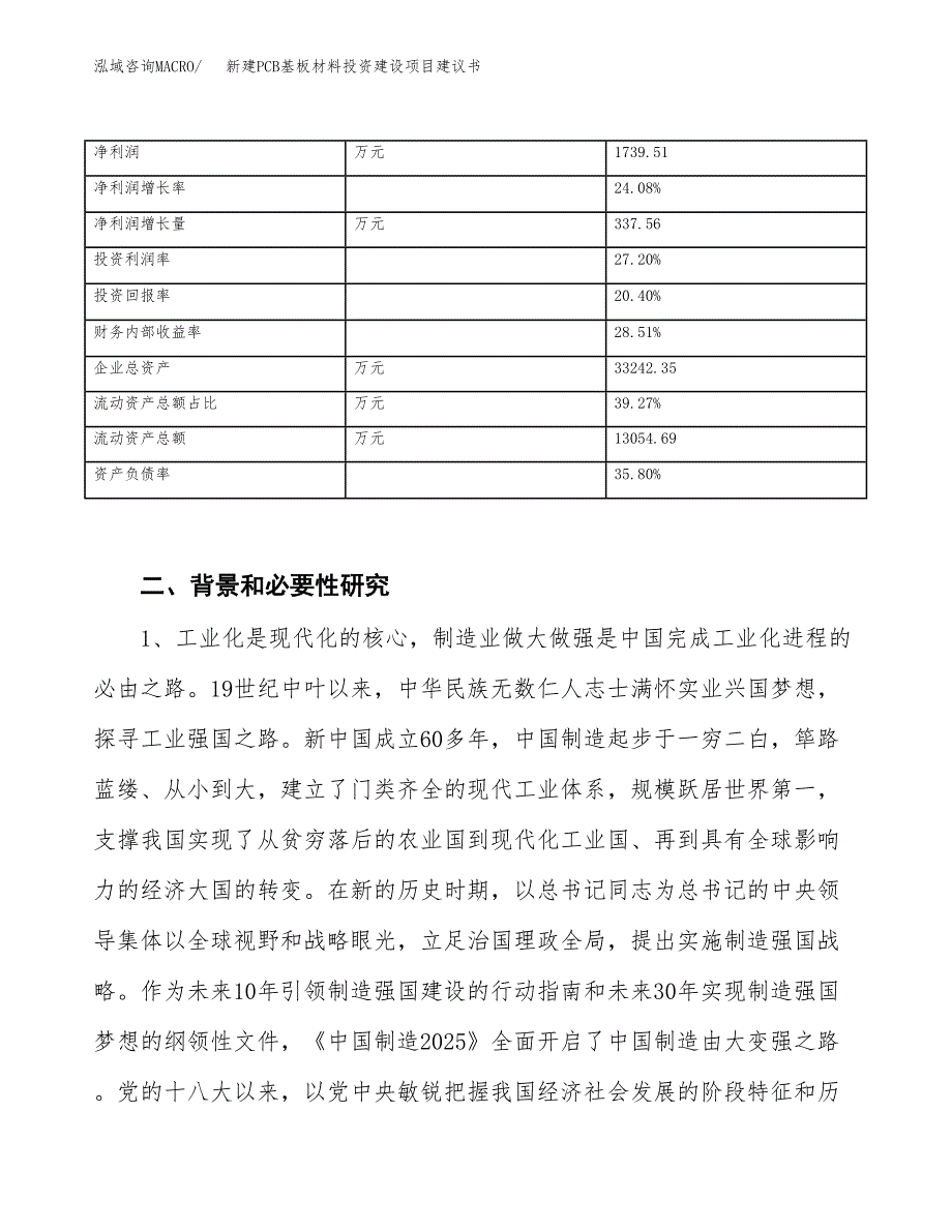 新建PCB基板材料投资建设项目建议书参考模板.docx_第3页