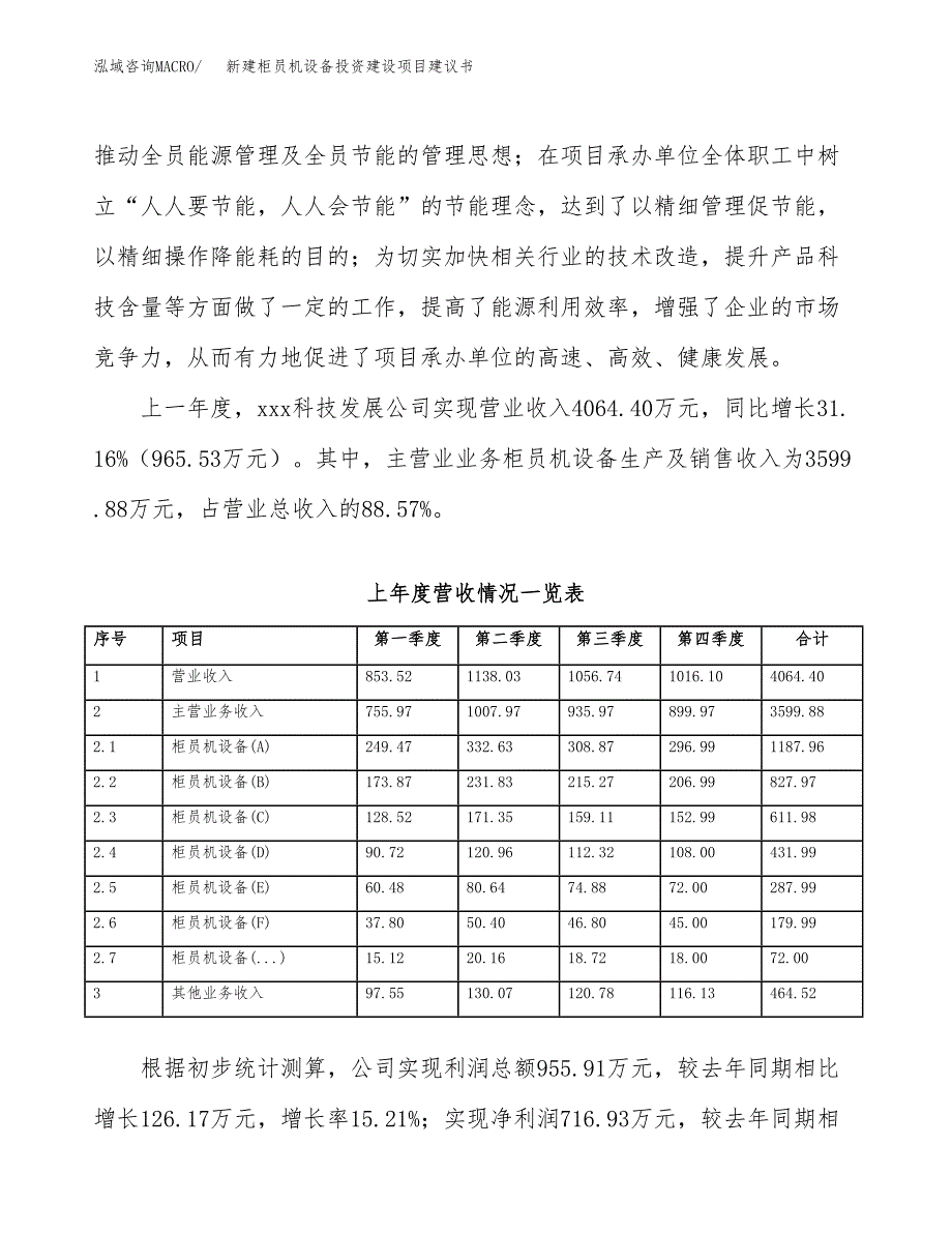 新建柜员机设备投资建设项目建议书参考模板.docx_第2页