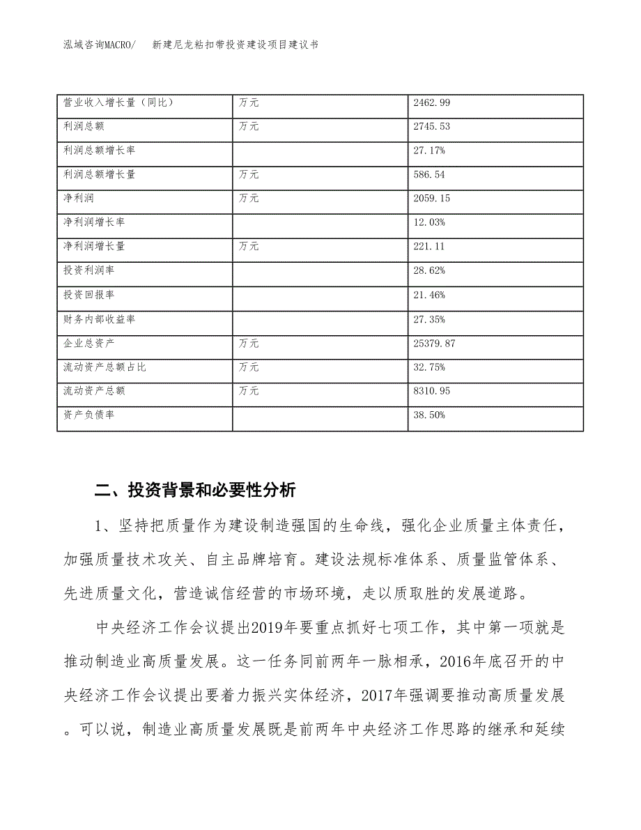 新建尼龙粘扣带投资建设项目建议书参考模板.docx_第3页