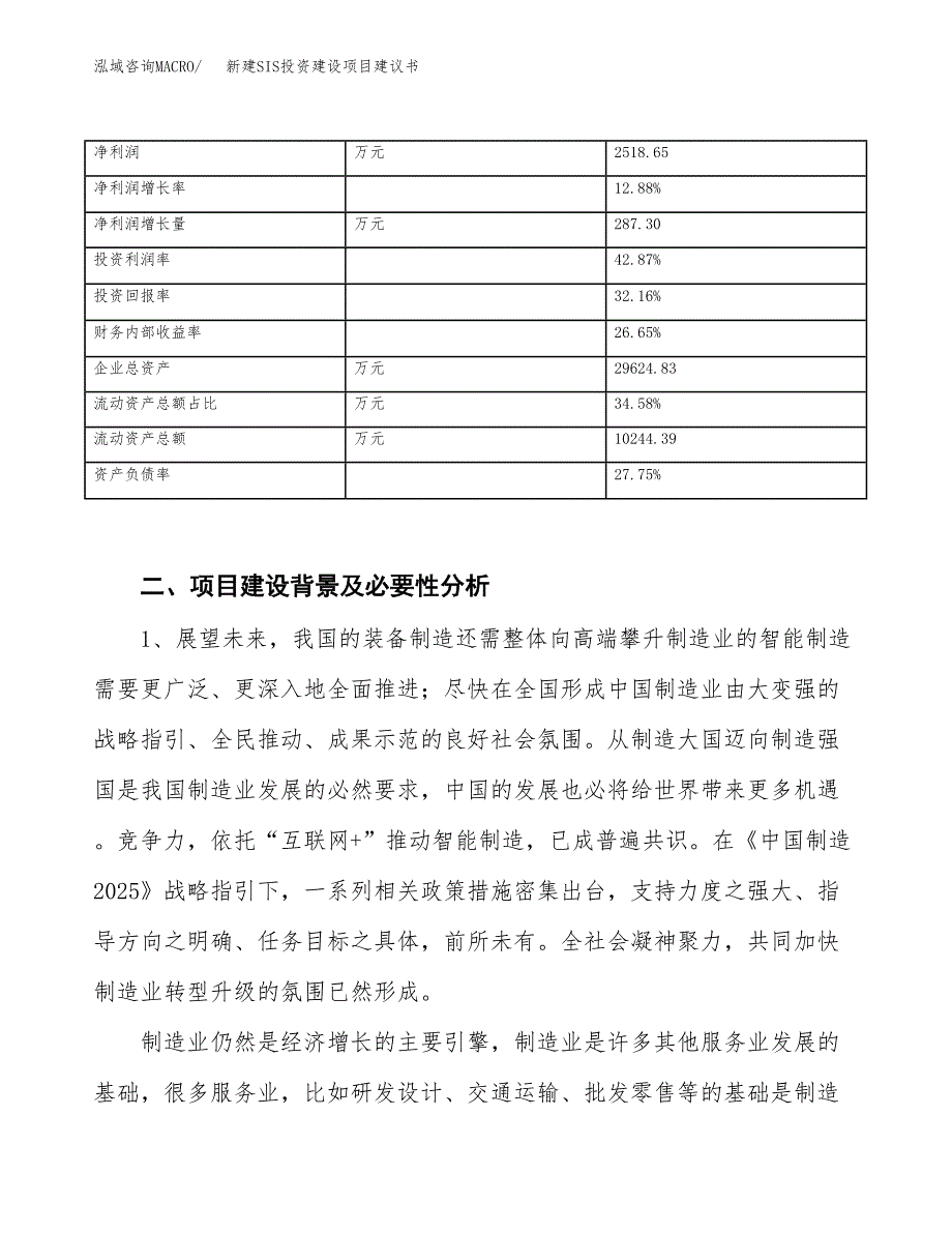 新建SIS投资建设项目建议书参考模板.docx_第3页