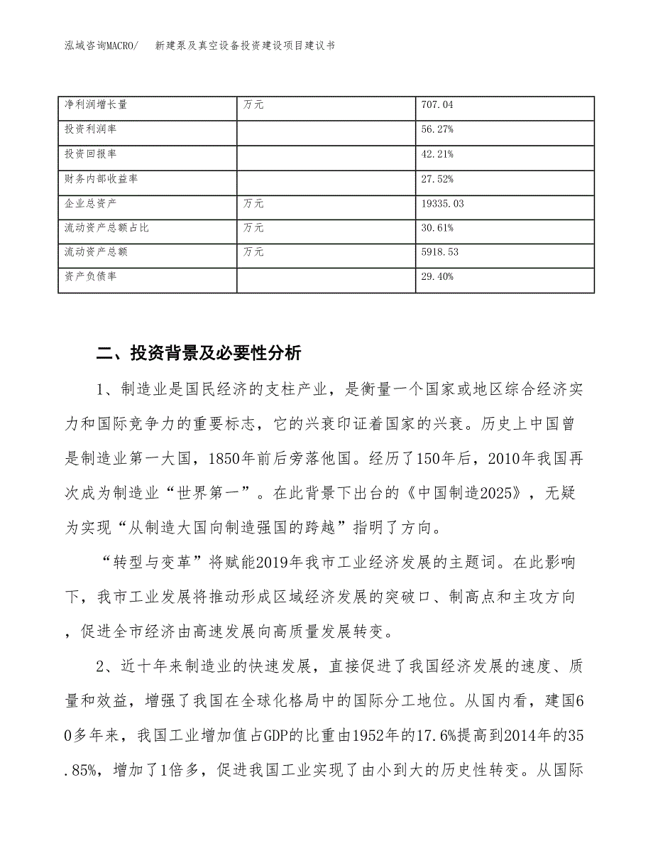 新建泵及真空设备投资建设项目建议书参考模板.docx_第3页