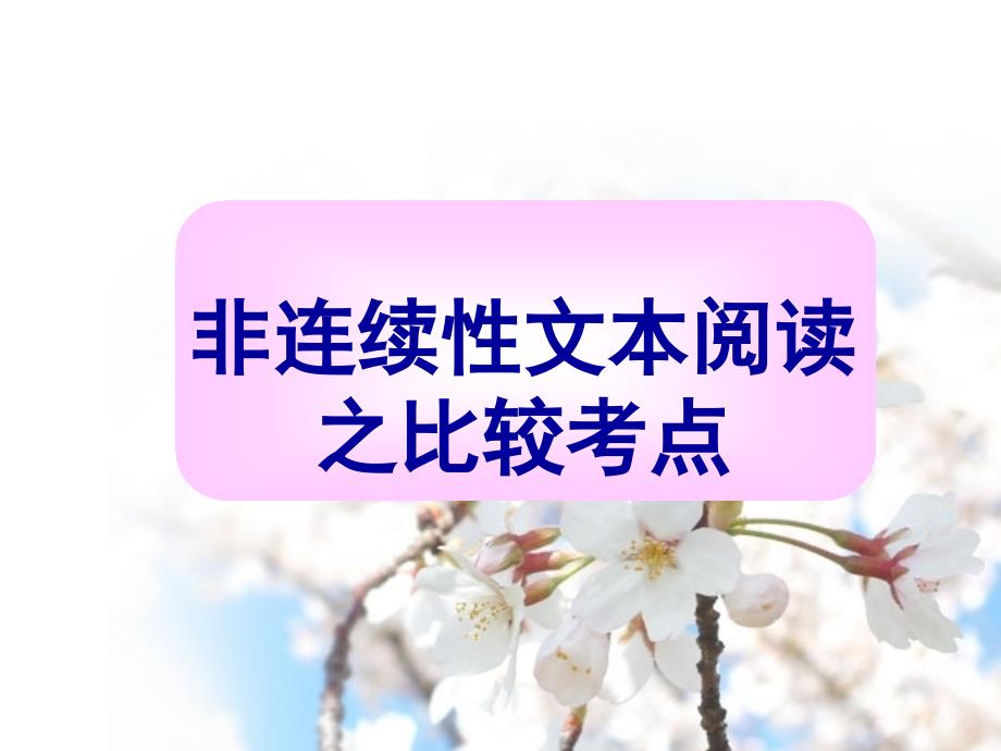 非连续性文本阅读之新闻比较阅读  课件(共55张PPT)_第1页