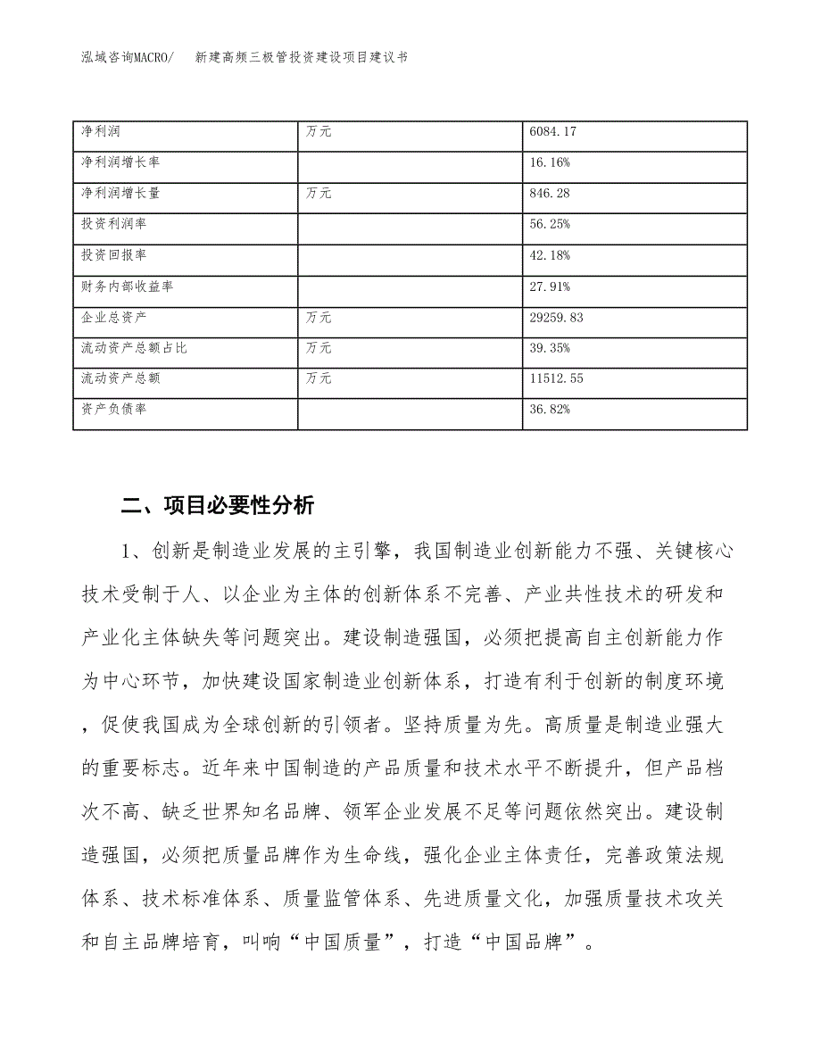 新建高频三极管投资建设项目建议书参考模板.docx_第3页