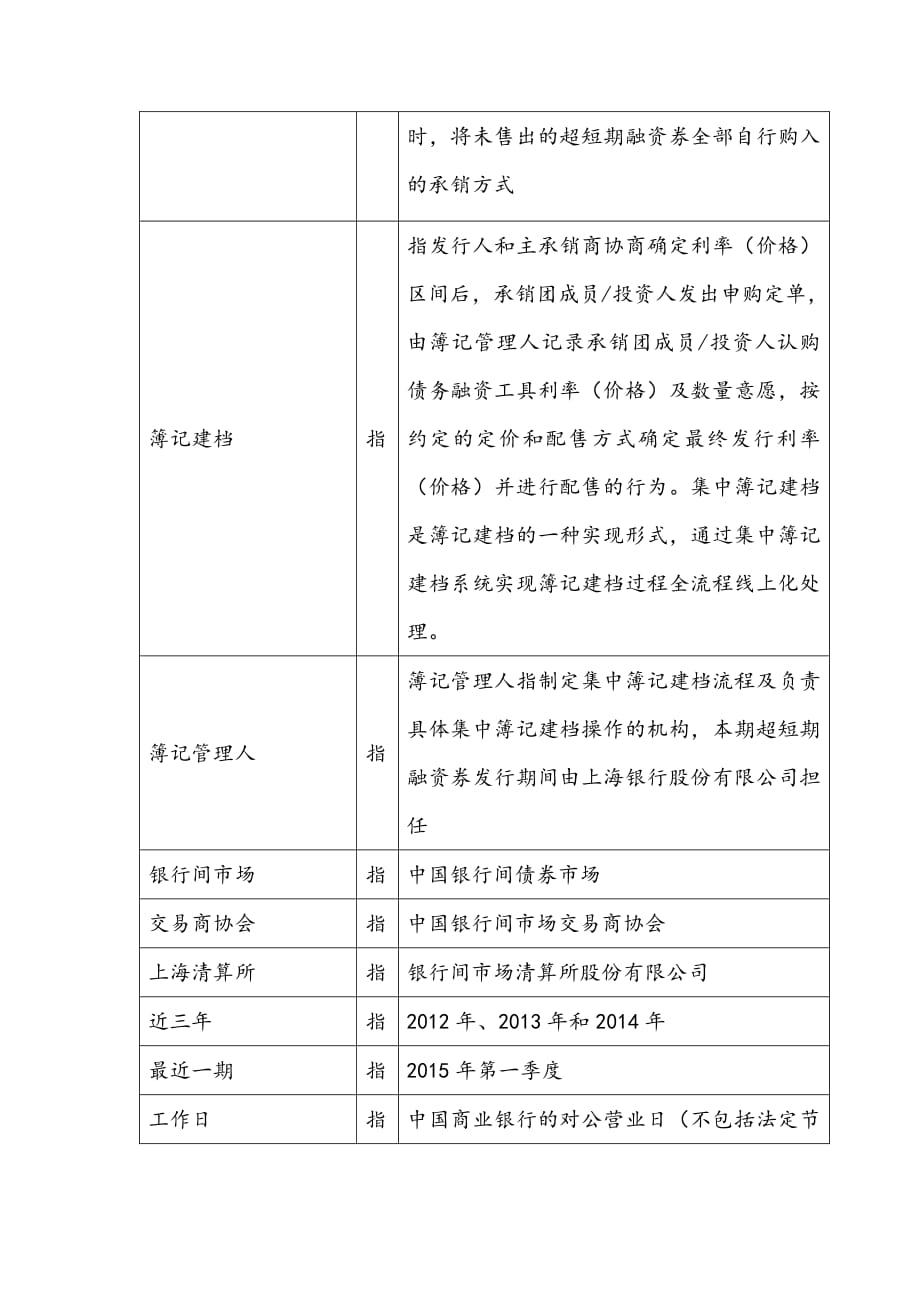 深圳航空有限责任公司2015年度第二期超短期融资券发行公告_第3页