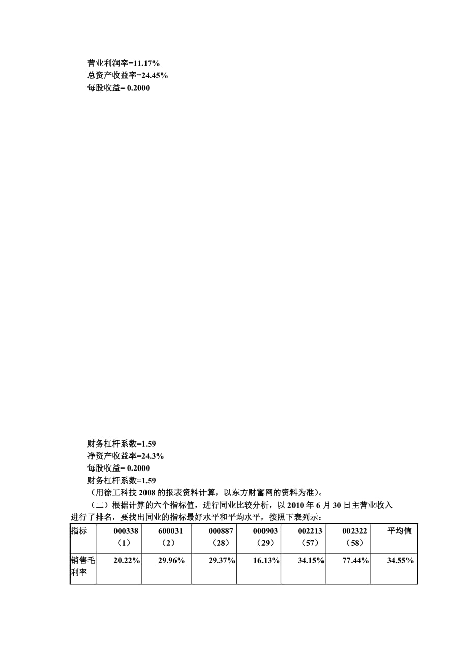 朱明zhubob企业集团财务管理形成性考核作业（四）参考答案_第2页