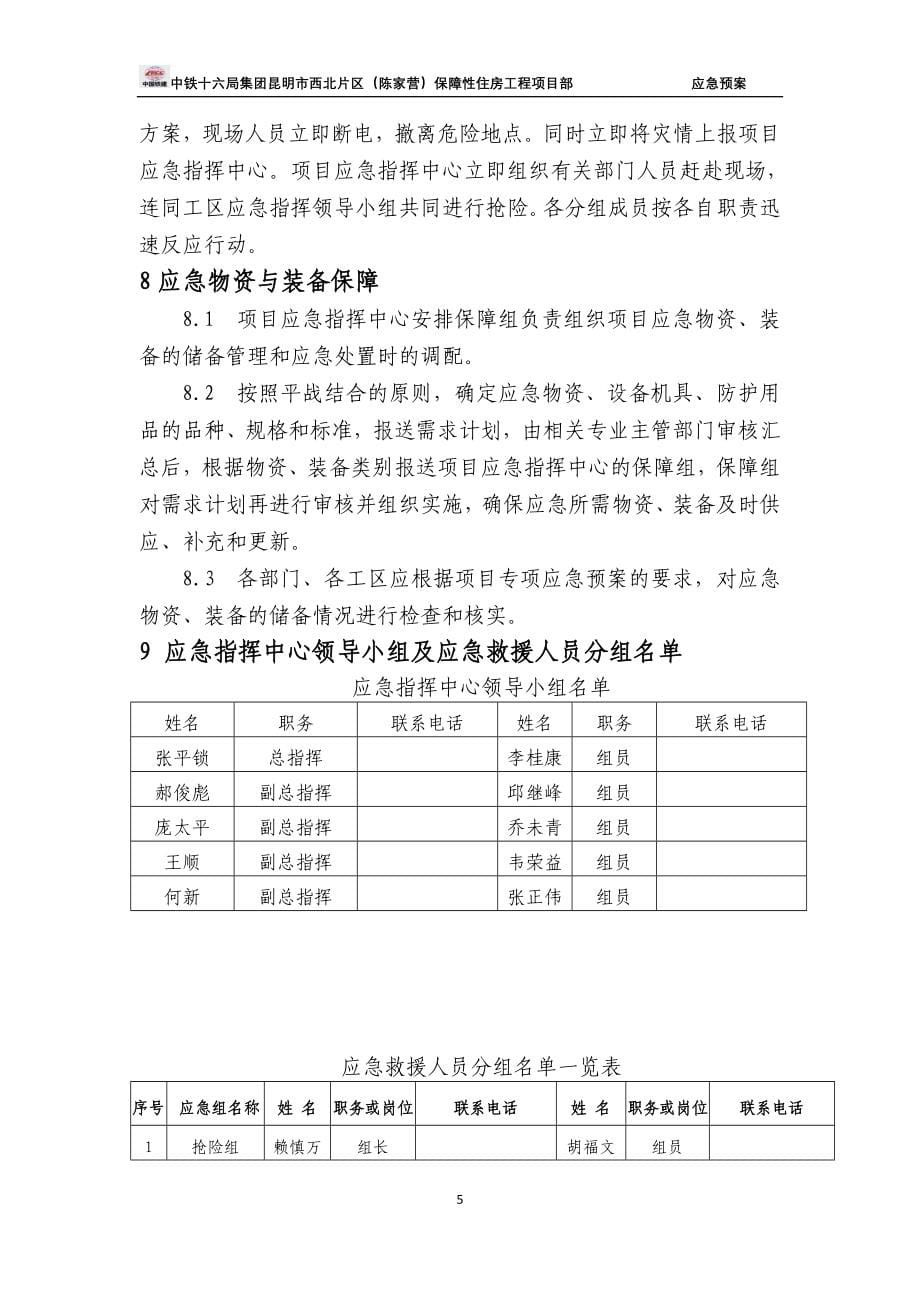 触电事故安全应急救援预案_第5页