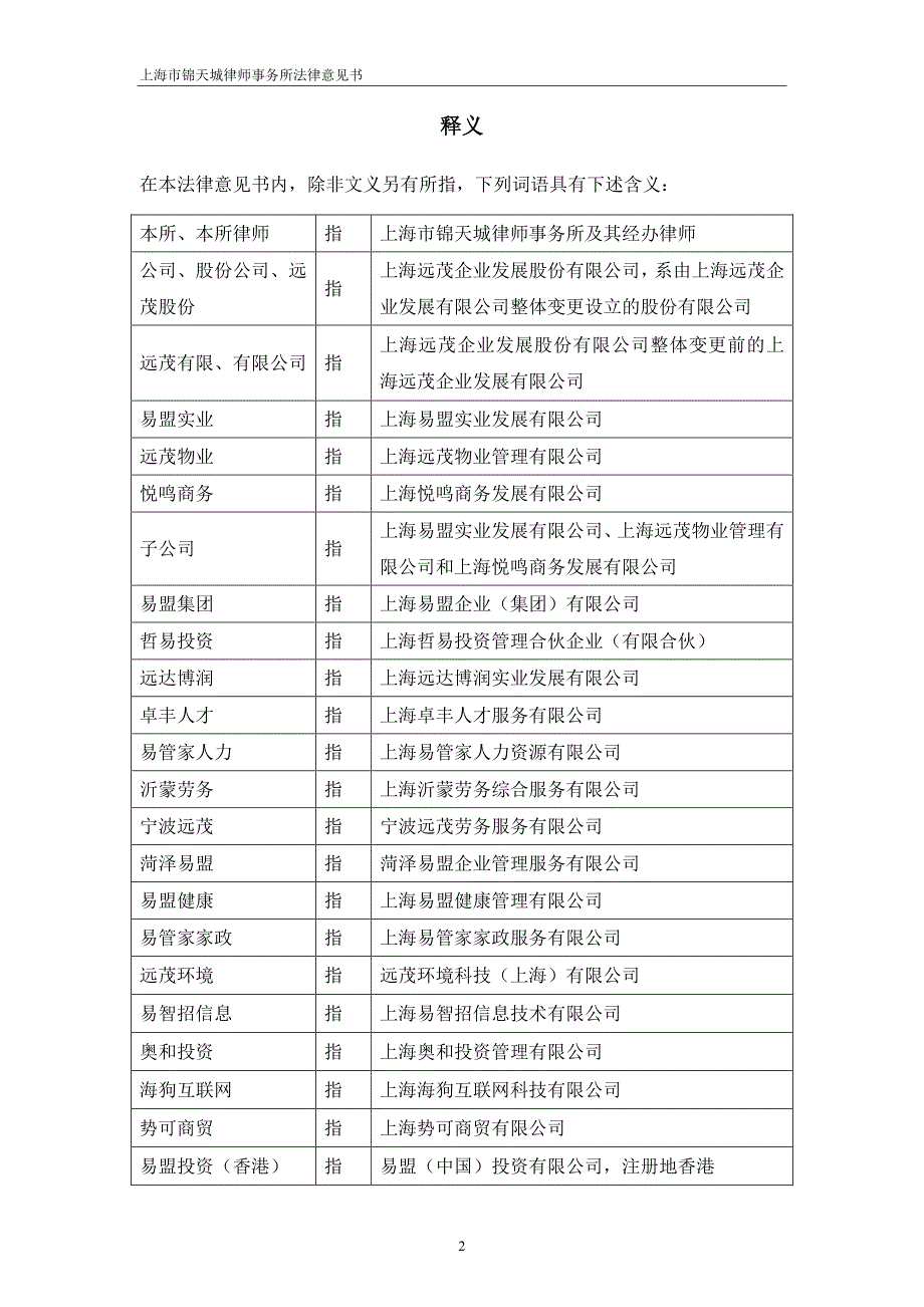 关于上海远茂企业发展股份有限公司 申请股票进入全国中小企业股份转让系统 挂牌公开转让的 法律意见书_第3页