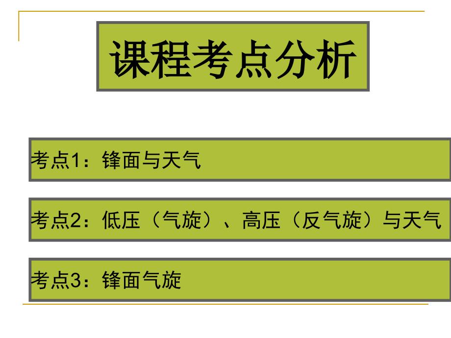 2013高考第一轮复习——常见天气系统资料_第2页