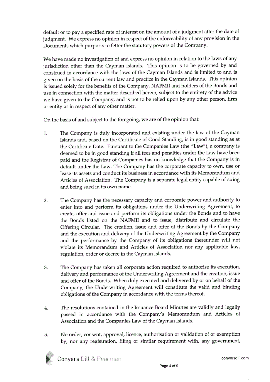 中芯国际集成电路制造有限公司2019第一期中期票据境外法律意见书_第3页