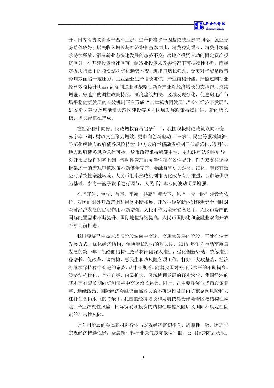 山东黄金集团有限公司信用评级报告_第5页