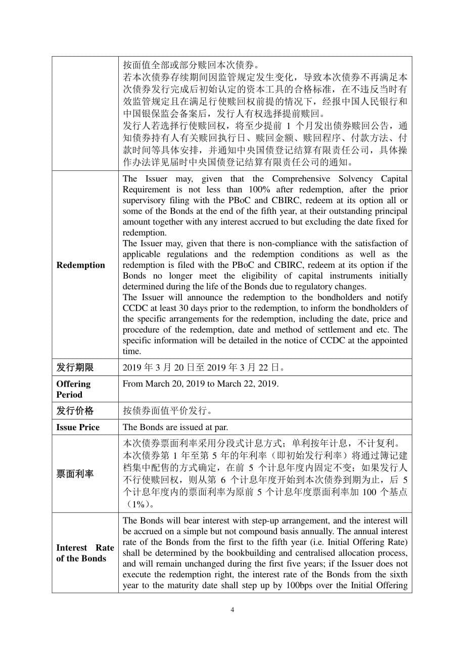 中国人寿保险股份有限公司2019资本补充债券募集说明书_第5页