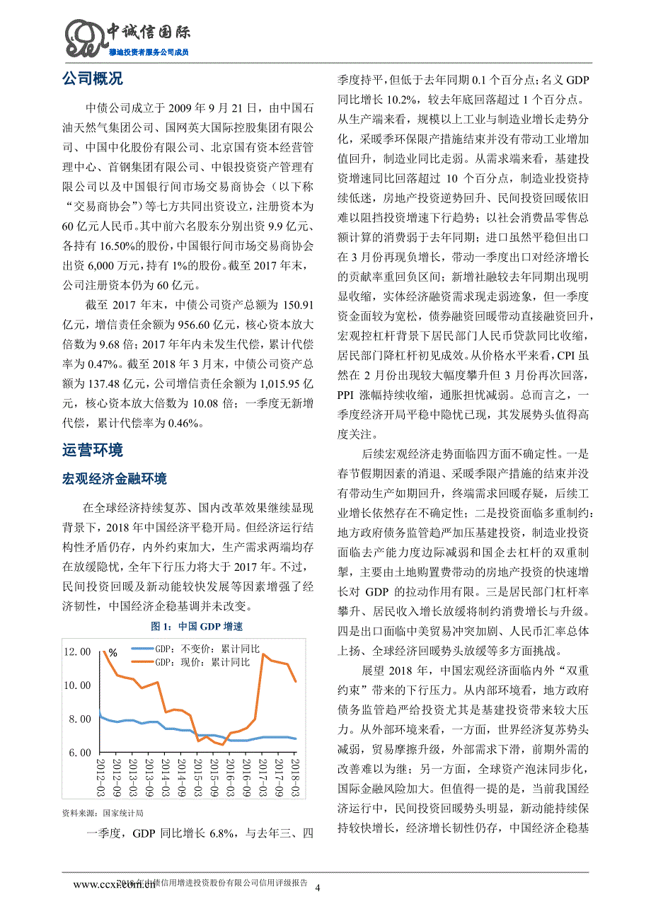 中债信用增进投资股份有限公司2018年主体信用评级报告_第4页