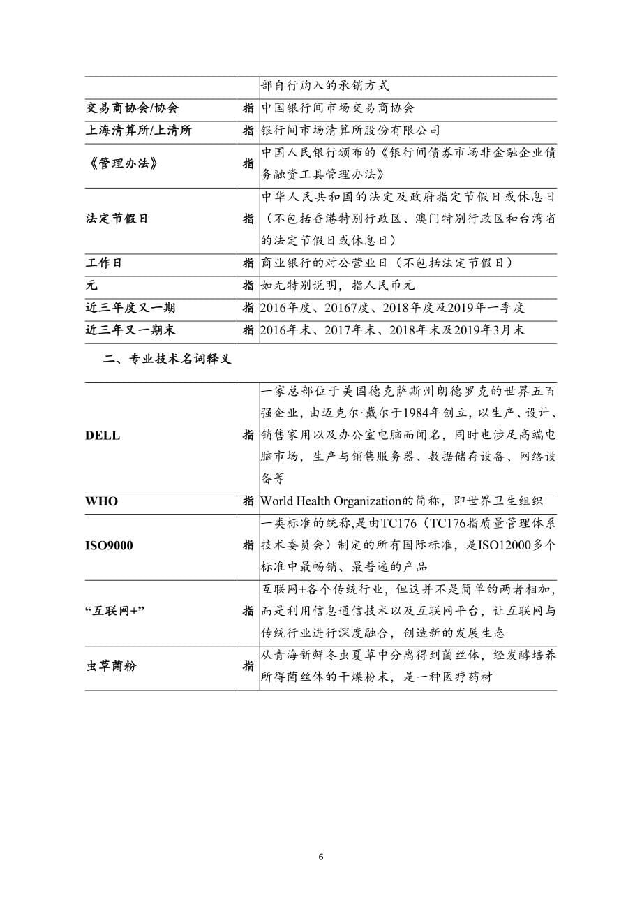 上海新长宁(集团)有限公司2019第一期中期票据募集说明书_第5页