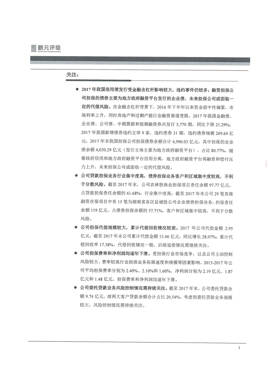 重庆兴农融资担保集团有限公司2018年主体长期信用跟踪评级报告_第4页