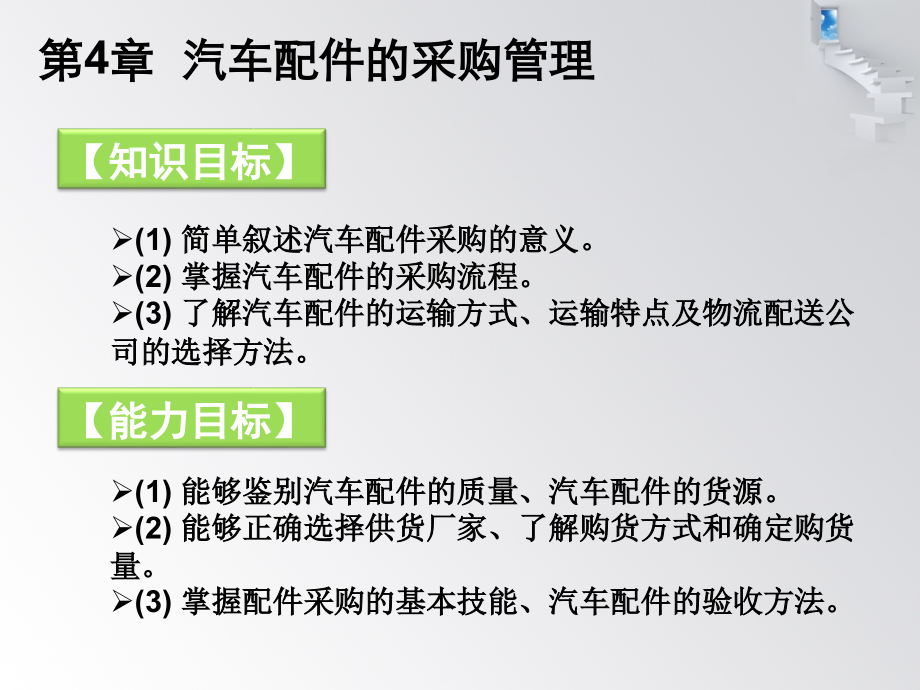 汽车配件的采购管理教材_第2页