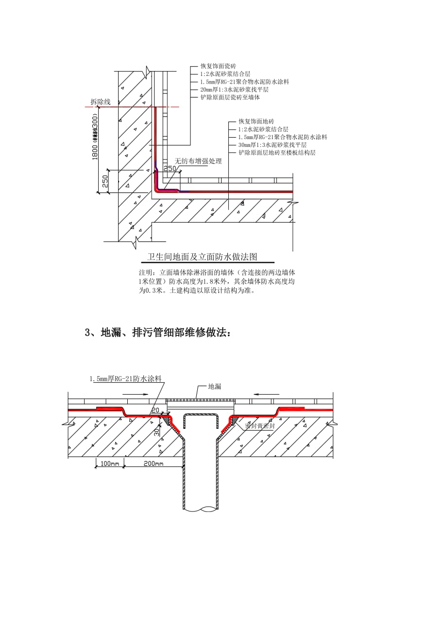 卫生间维修施工专业技术方案_第4页