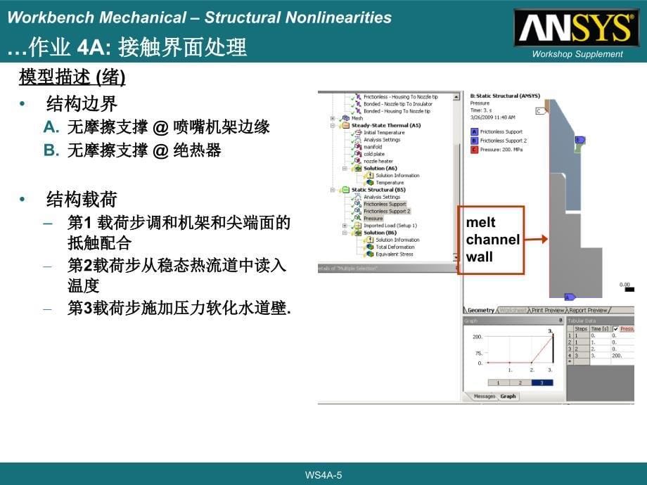 06 ansys13.0 workbench 结构非线性培训 作业 接触界面处理_第5页