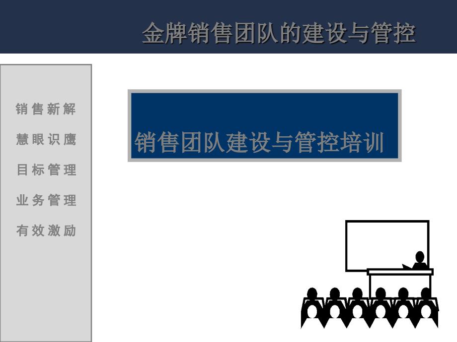 销售团队建设与管控培训教材_第1页