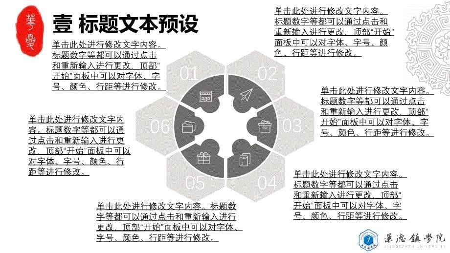 景德镇学院 -PPT模板_第5页