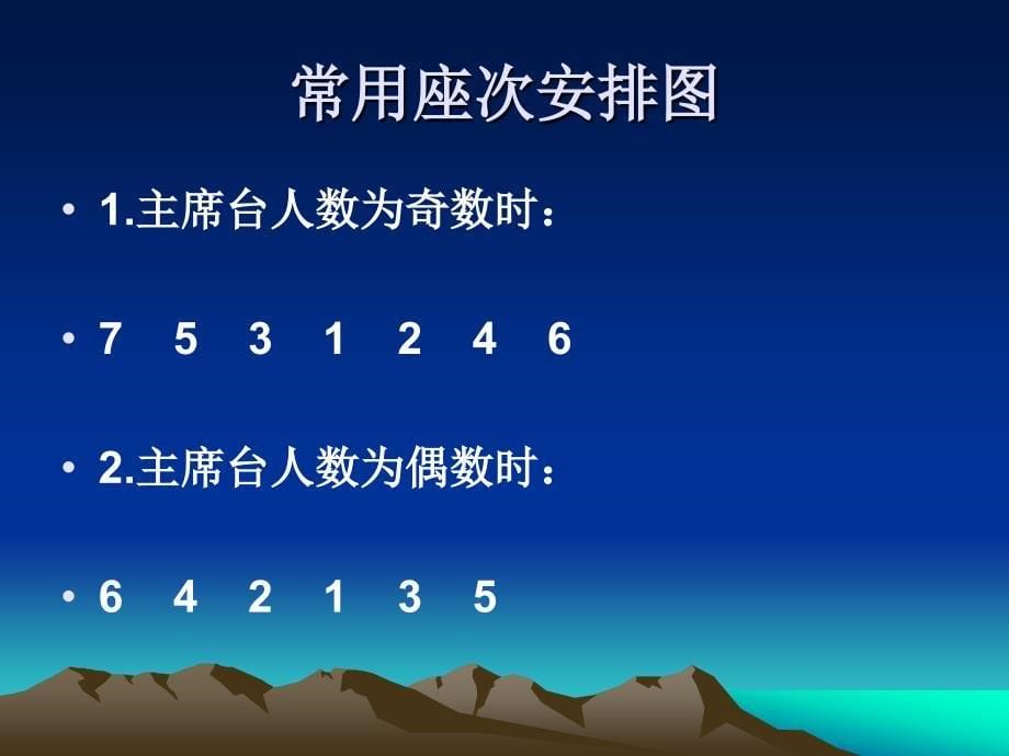 社交礼仪之座次礼仪培训课件_第5页