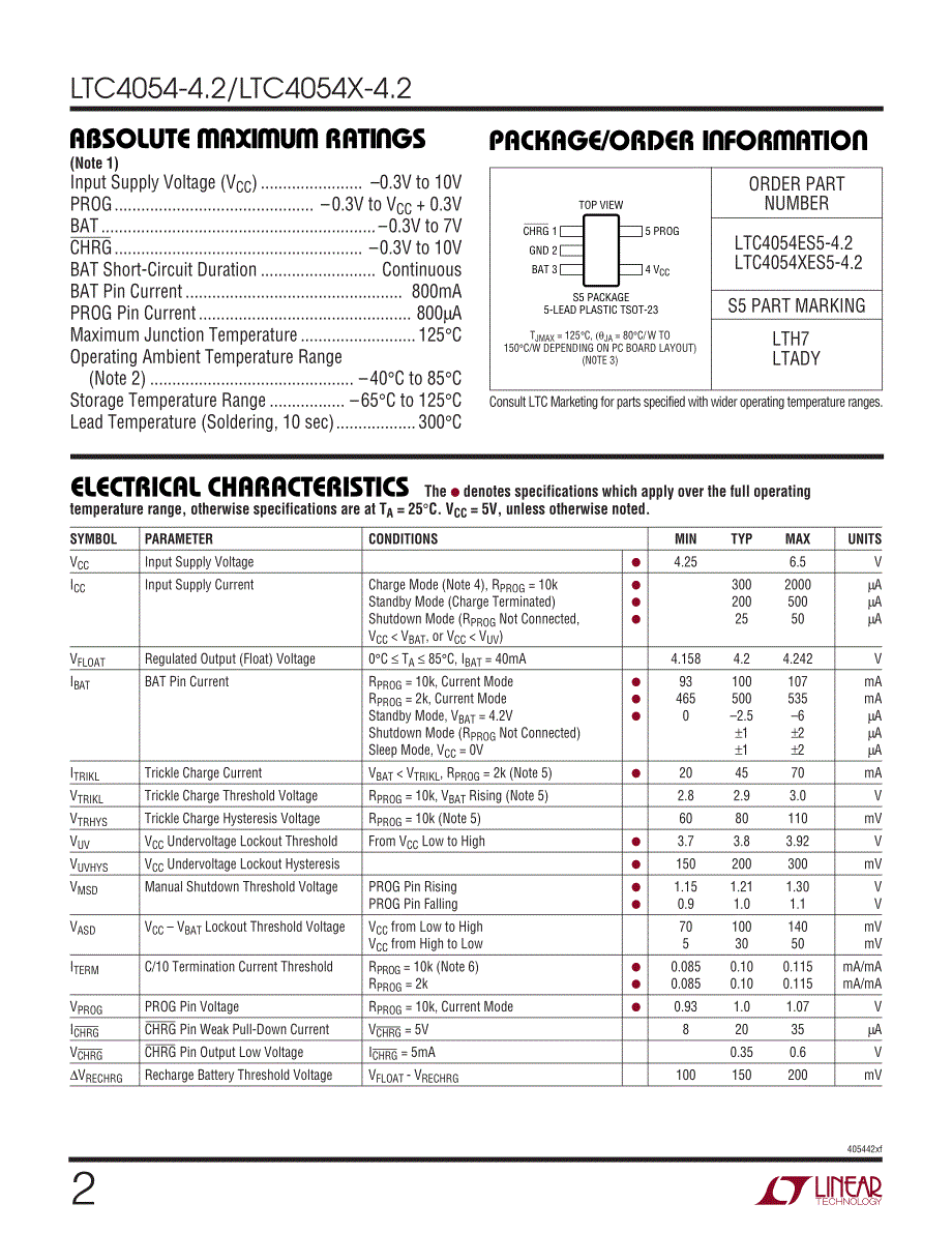 ltc4054充电芯片单锂电池_第2页