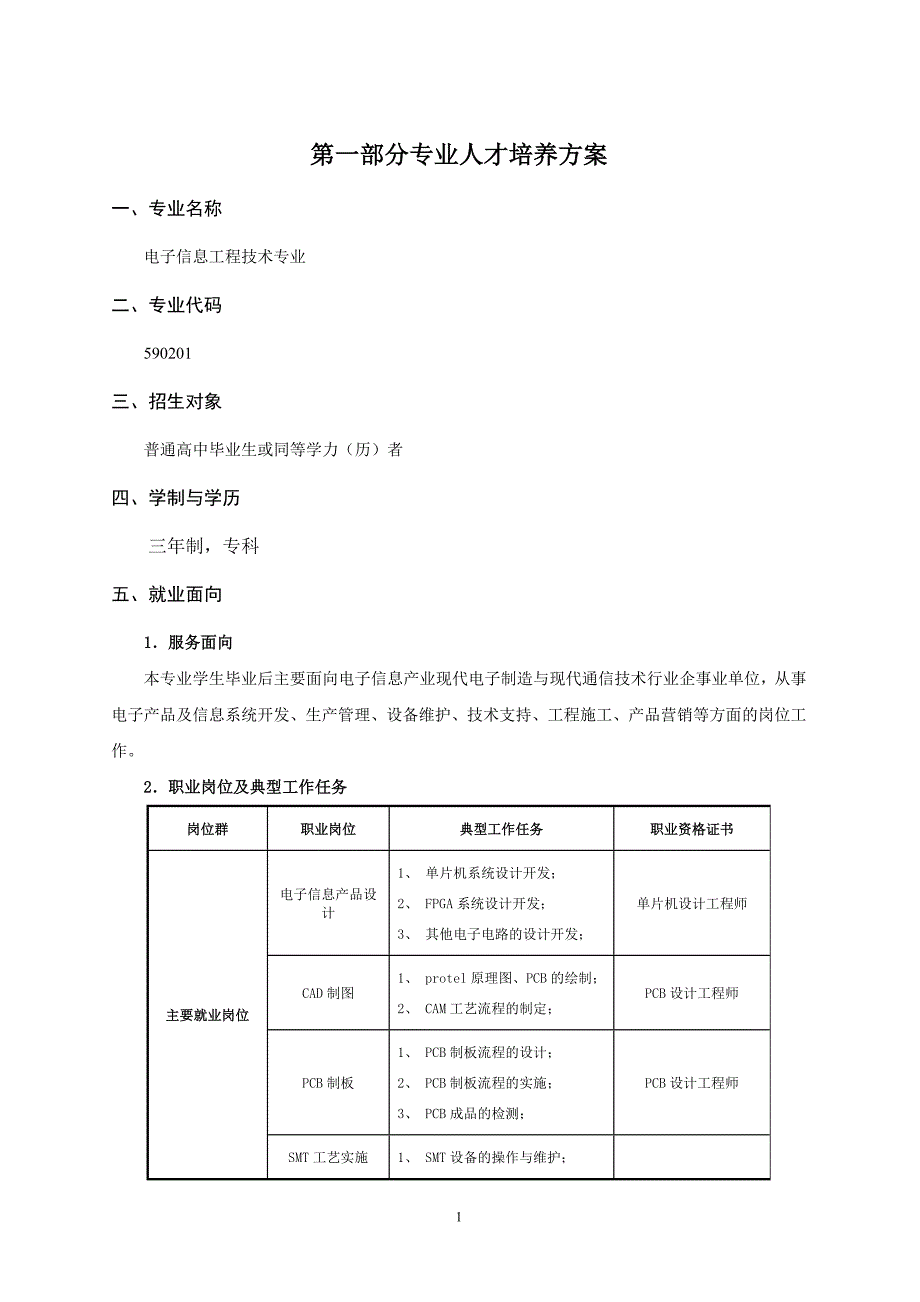 2015级电子信息工程技术专业人才培养方案_第1页