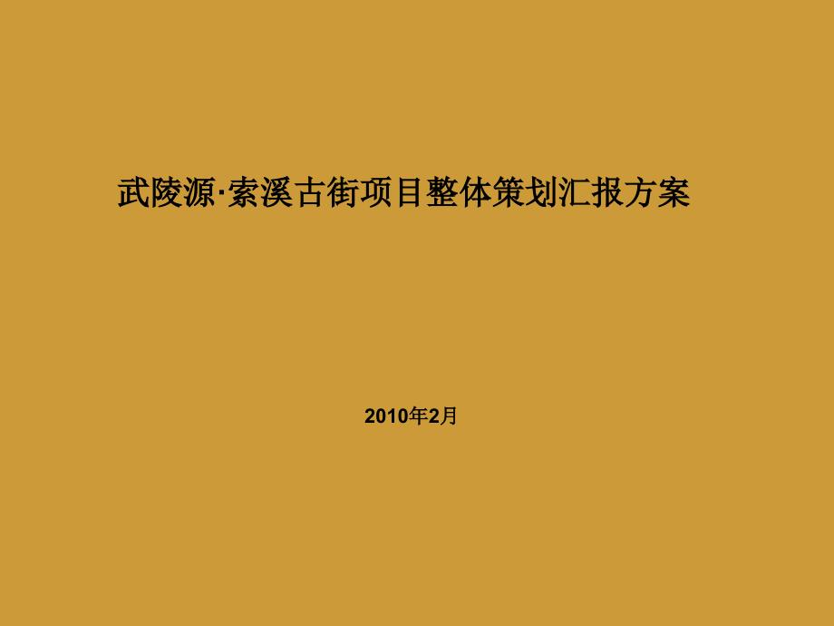 某古街项目整体策划汇报方案1_第1页